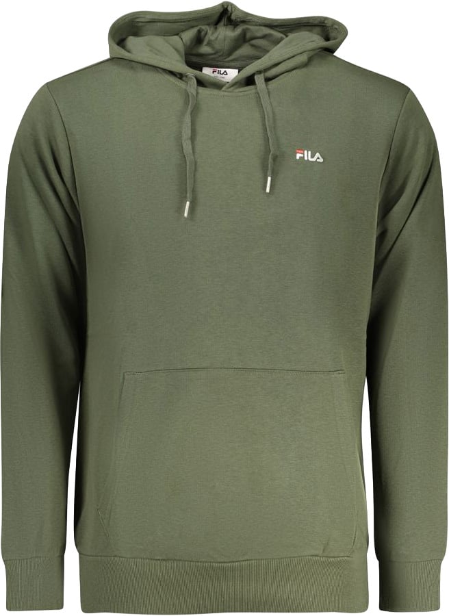 Fila Verde Cotton Male Hoodie Groen