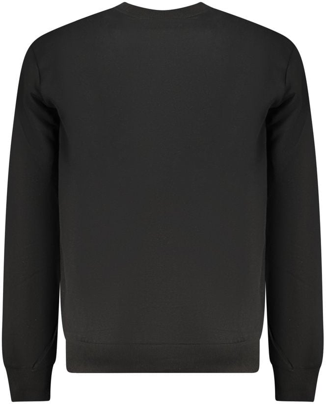 Fila Black Organic Cotton Men Sweatshirt Wit
