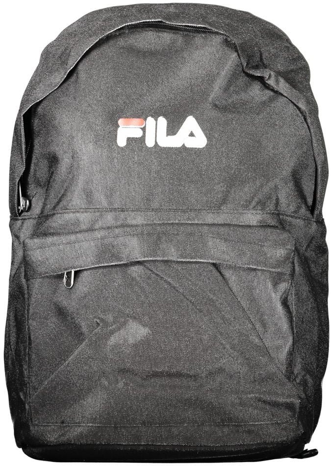 Fila Black Polyester Men Backpack Zwart