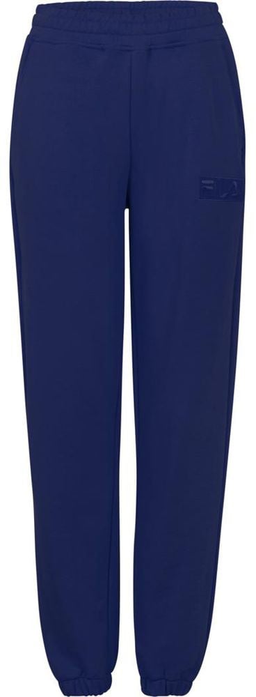 Fila Blue Cotton Joggers (Workout Pants) Blauw