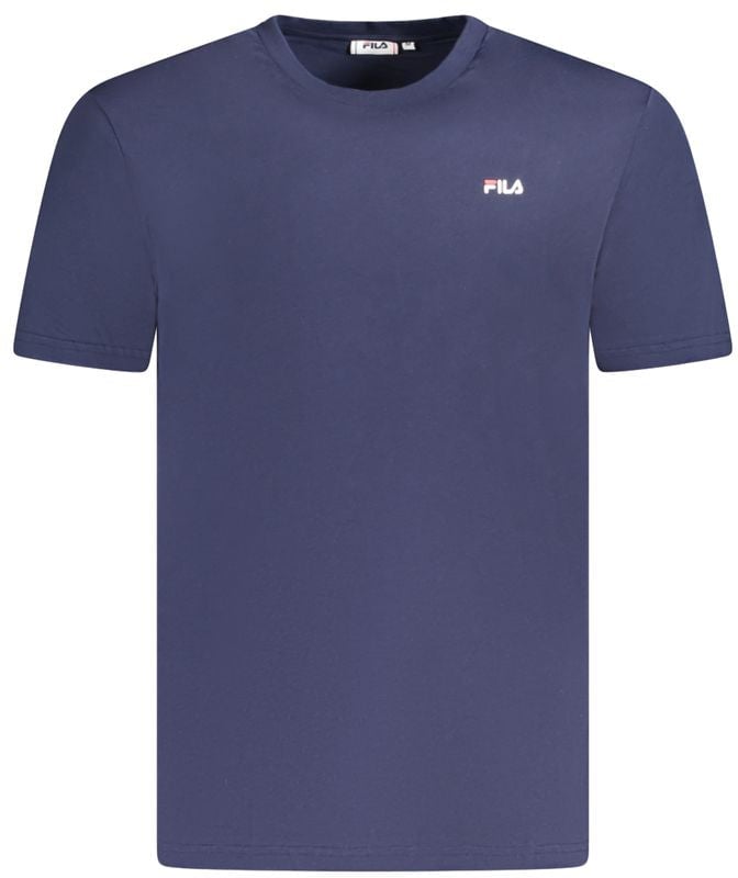 Fila Blue Organic Cotton Men's T-Shirt Blauw