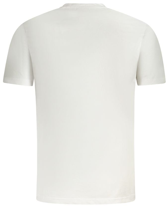 Fila White Cotton Men T-Shirt Wit