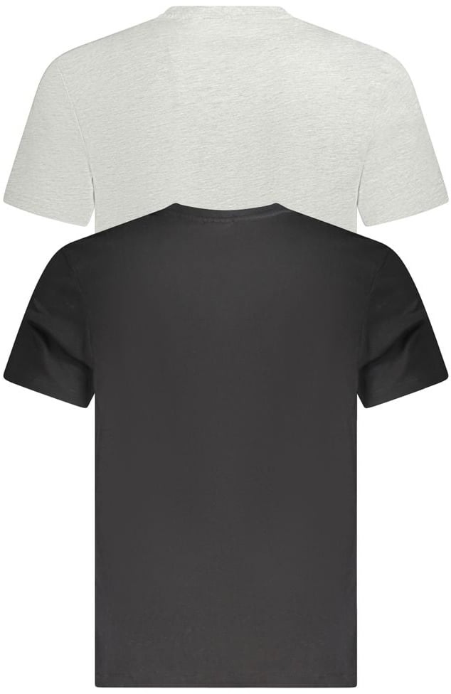 Fila Black Organic Cotton Men's T-Shirt Zwart