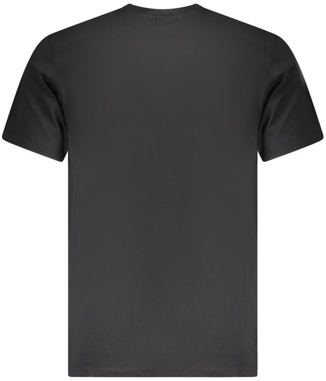 Fila Black Organic Cotton Men T-Shirt Zwart