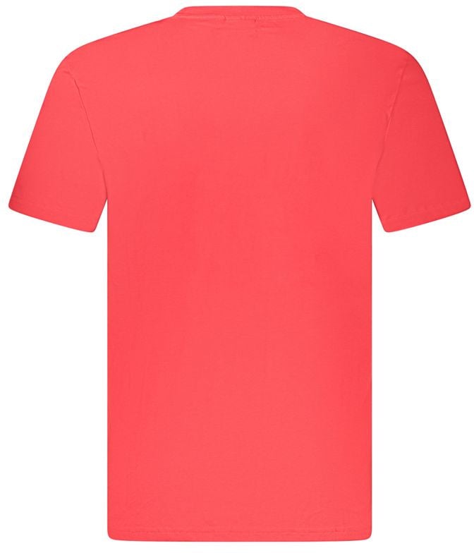 Fila Red Cotton Men T-Shirt Rood