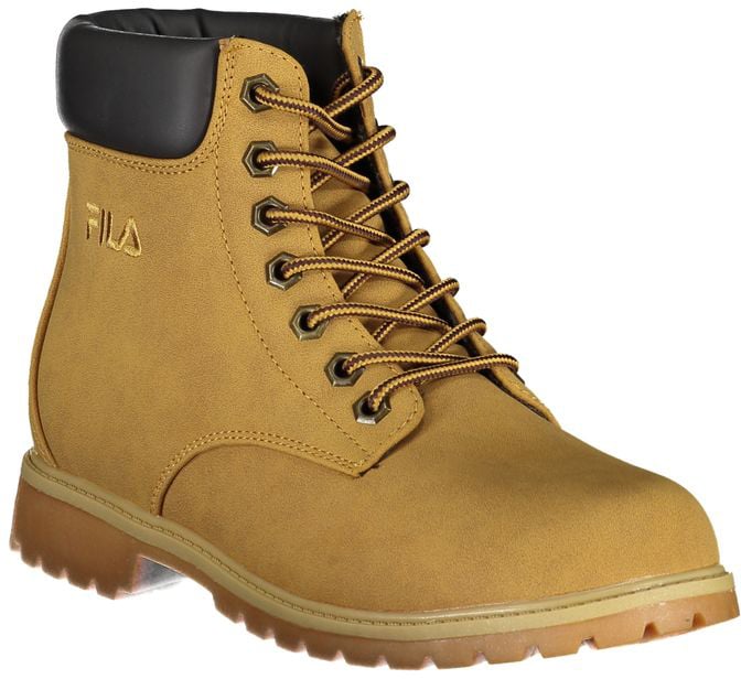Fila Yellow Polyester Women Ankle Boot Geel