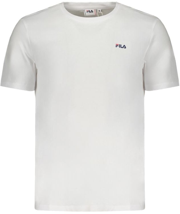 Fila White Organic Cotton Men's T-Shirt Wit