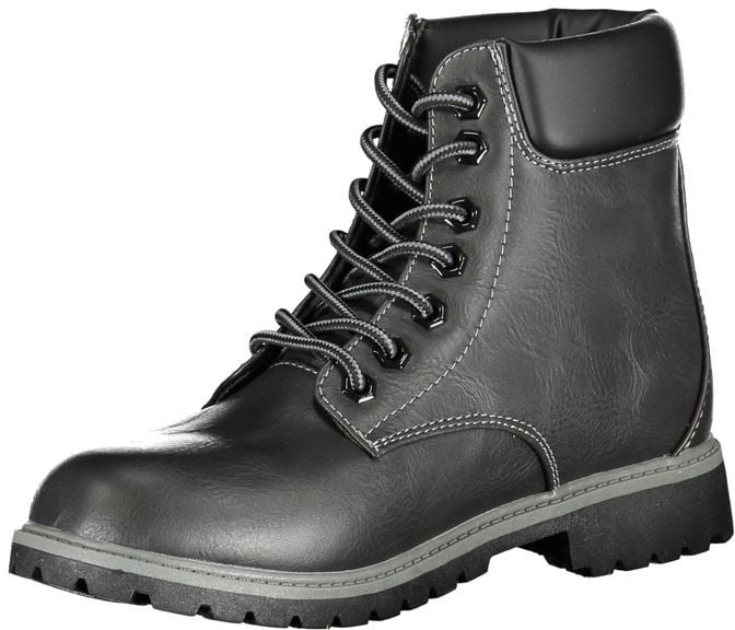 Fila Black Polyurethane Women Ankle Boot Zwart