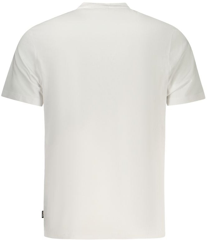 Fila Bianco Cotton Men T-Shirt Wit