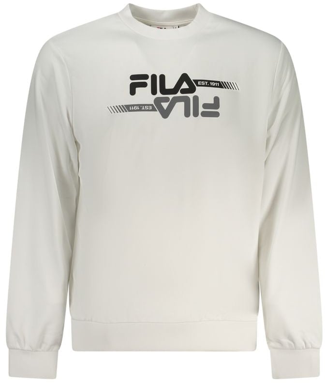 Fila Fila White Polyester Men Sweatshirt Wit