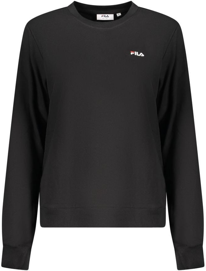 Fila Black Cotton Women Sweatshirt Zwart
