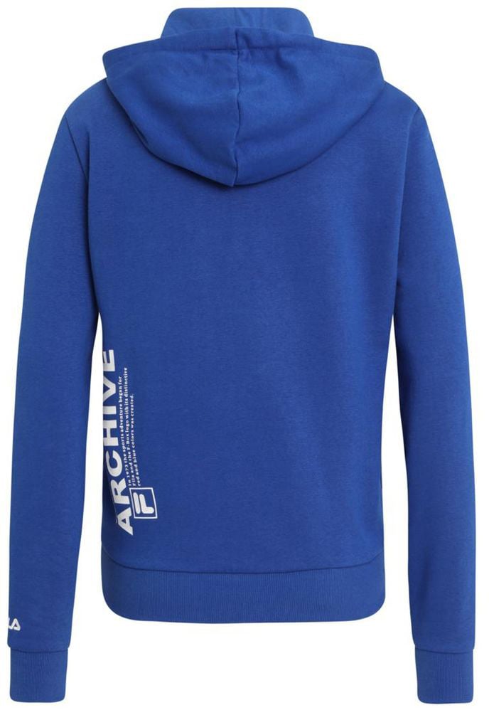 Fila Blue Cotton Sweatshirt Blauw