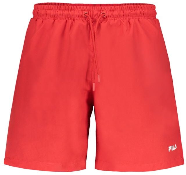 Fila Fila Rosso Polyester Men's Swim Boxer Rood
