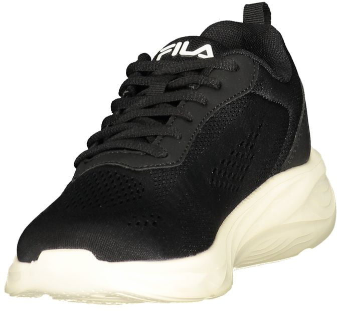 Fila Black Polyester Women Sneaker Zwart