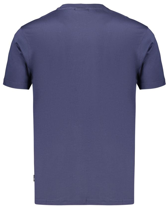 Fila Blue Cotton Men's T-Shirt Blauw