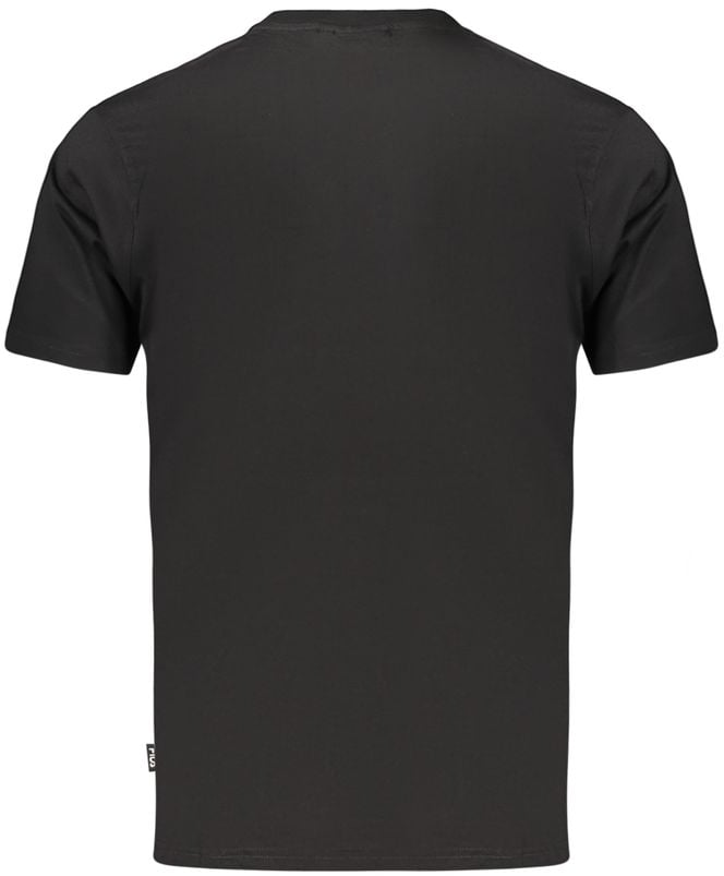 Fila Black Cotton Men's T-Shirt Zwart