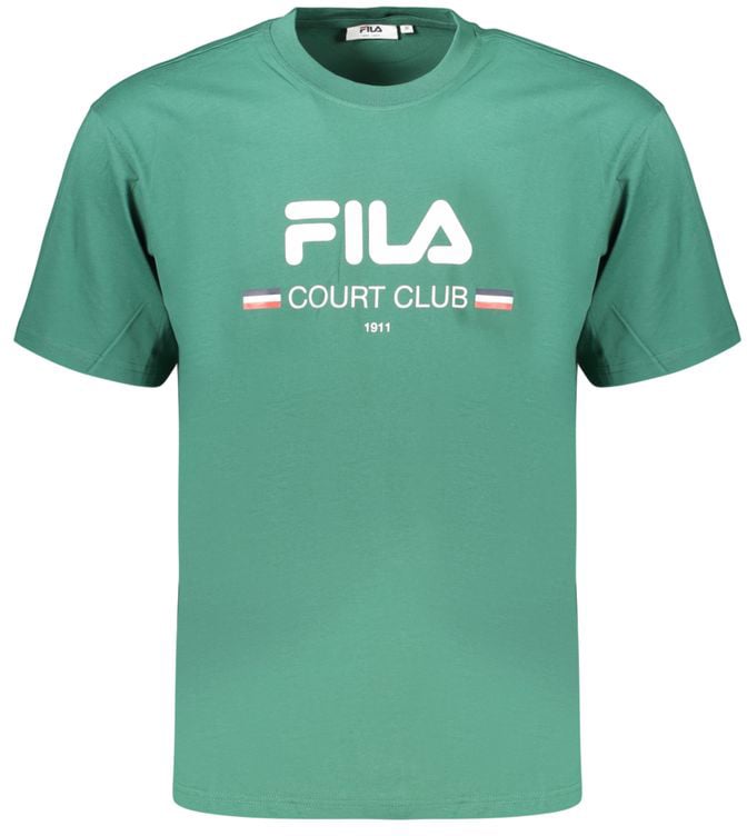 Fila Green Cotton Men's T-Shirt Groen