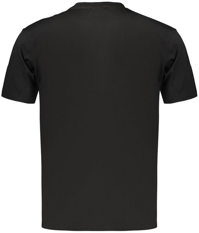 Fila Black Cotton Men's T-Shirt Zwart