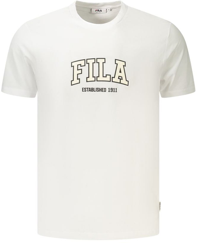 Fila Fila White Cotton Men's T-Shirt Wit