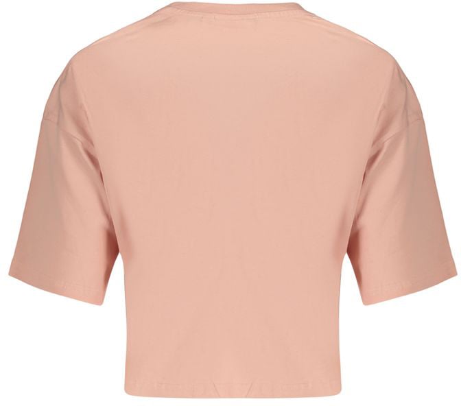 Fila Pink Cotton Women's T-Shirt Roze