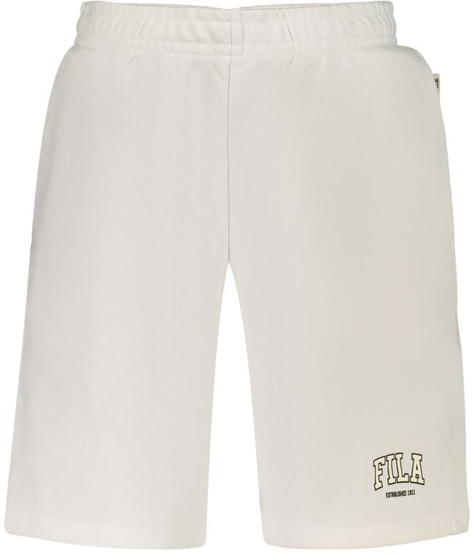 Fila Fila White Cotton Mens Pants Wit