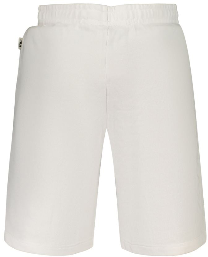 Fila Fila White Cotton Mens Pants Wit