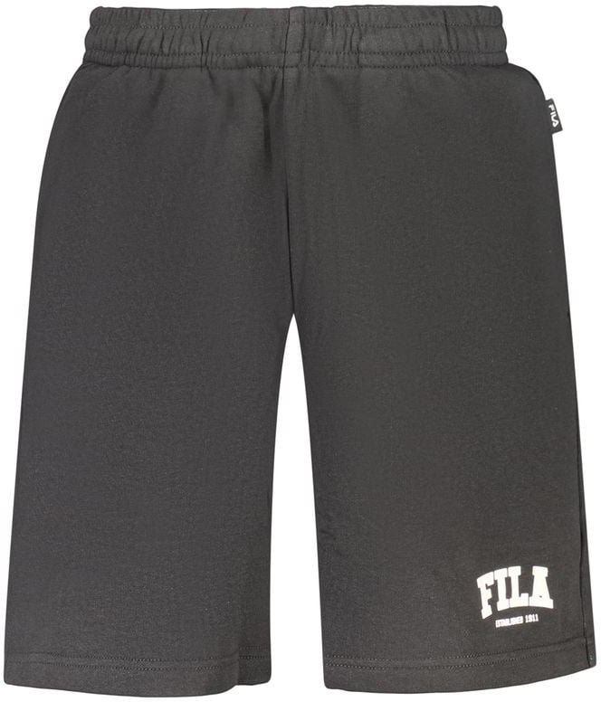 Fila Fila Black Cotton Men's Pants Zwart
