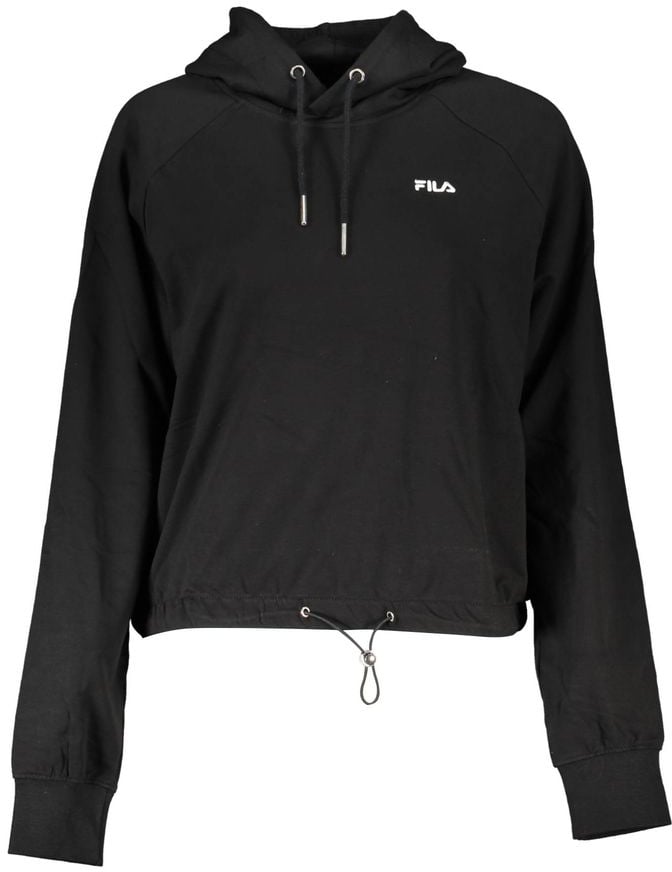 Fila Black Cotton Women's Sweatshirt Zwart