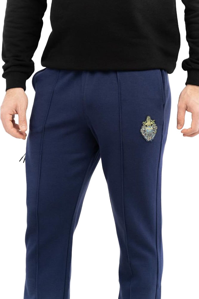 Fila Fila Blue Cotton Joggers (Workout Pants) Blauw