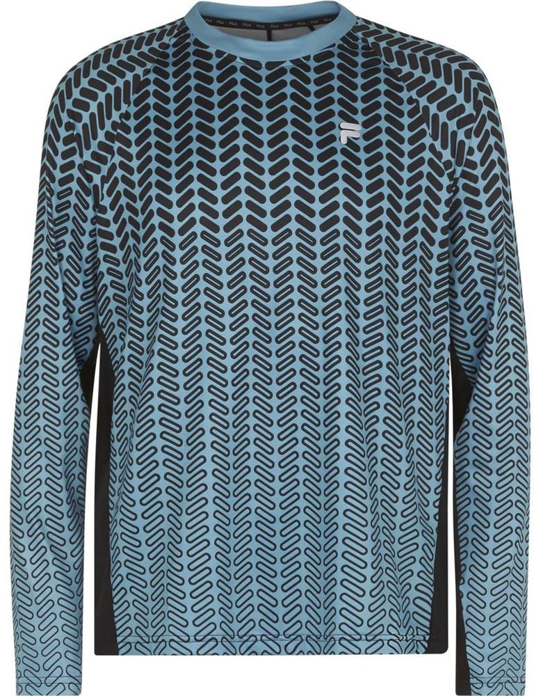 Fila Blue Polyester Sweatshirt Blauw