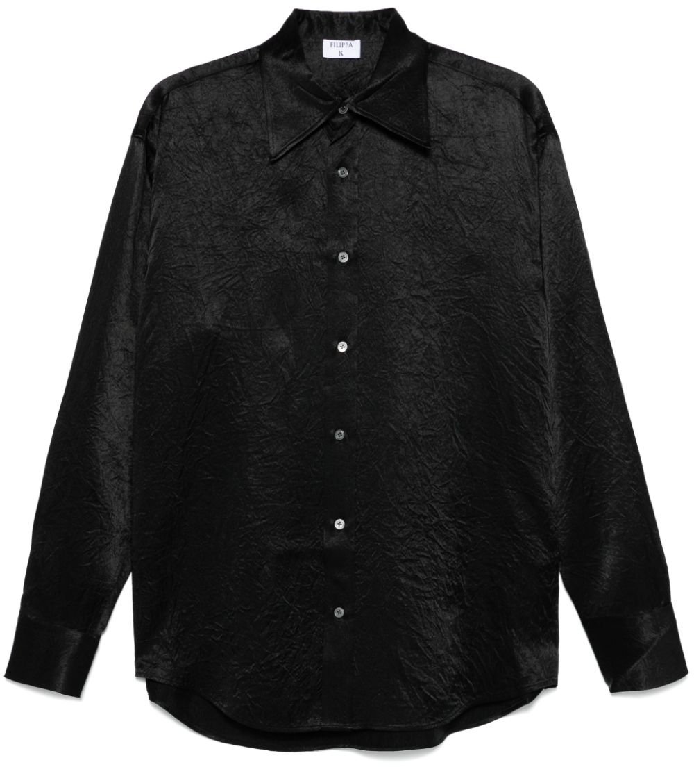 Filippa K Shirts Black Zwart