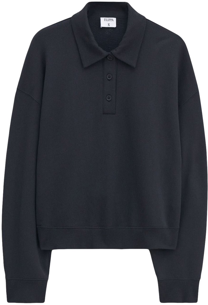 Filippa K T-Shirts And Polos Black Zwart