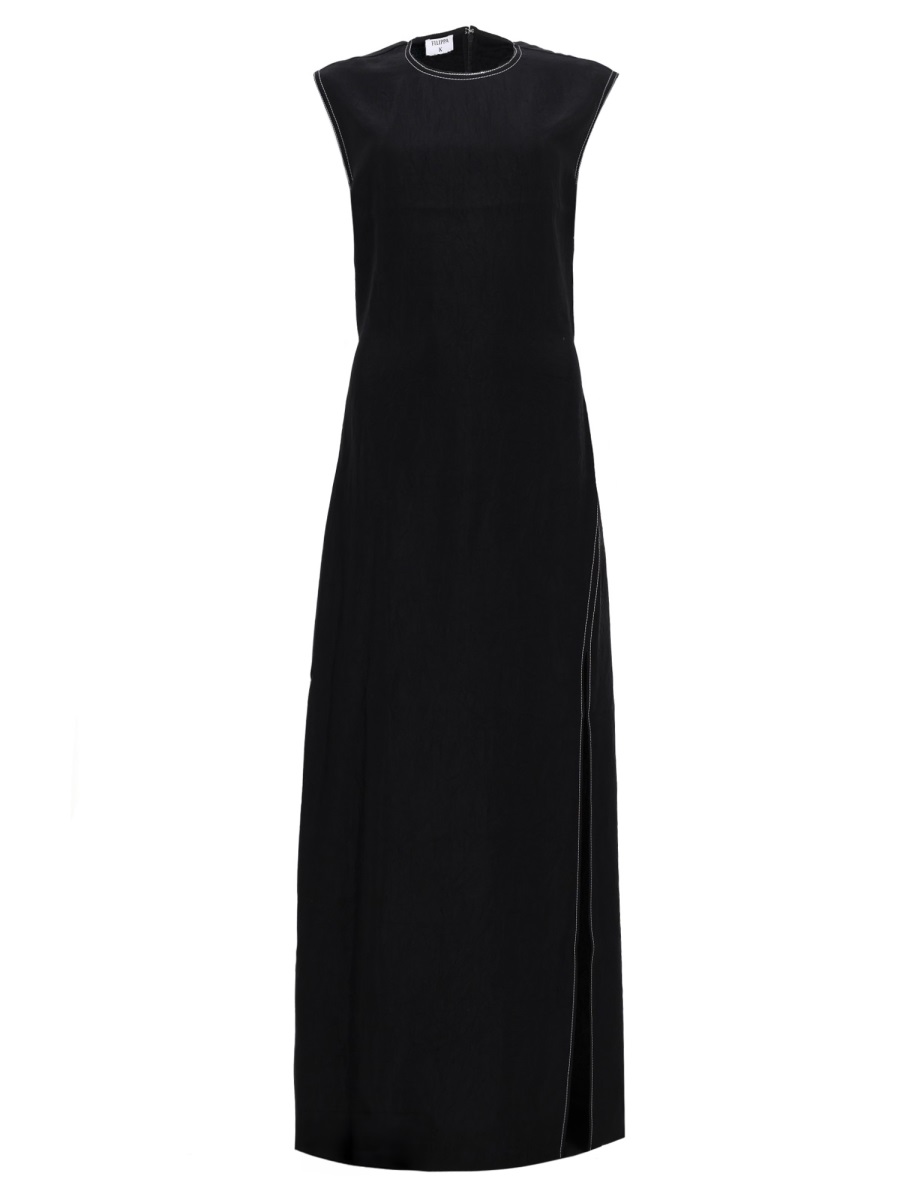 Filippa K Long Tank Cut-Out Back Dress Zwart