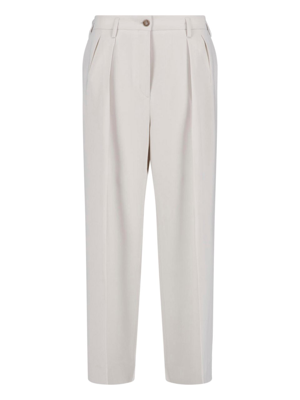Filippa K Cream Paloma Mid-Rise Wide Leg Trousers Neutraal