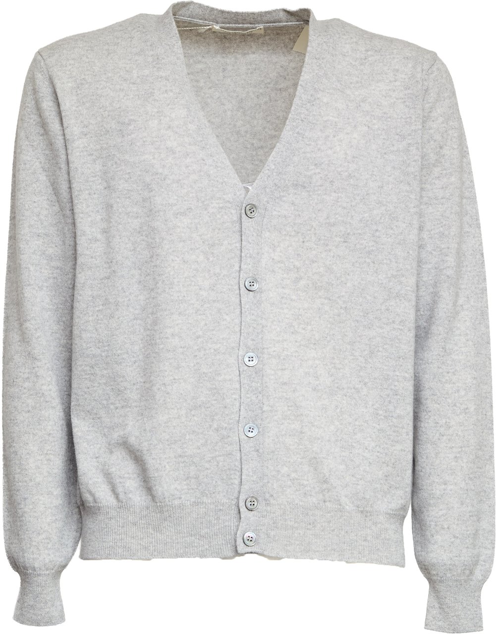 Filippo De Laurentiis Cardigan In Lana, Cashmere Grijs