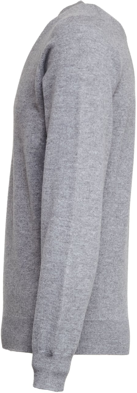 Filippo De Laurentiis Maglia Scollo V In Lana, Cashmere Grijs