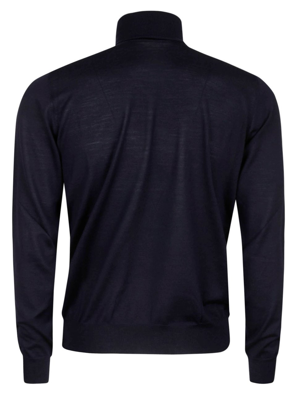 Filippo De Laurentiis Purple Merino Wool Turtleneck Sweater Blauw