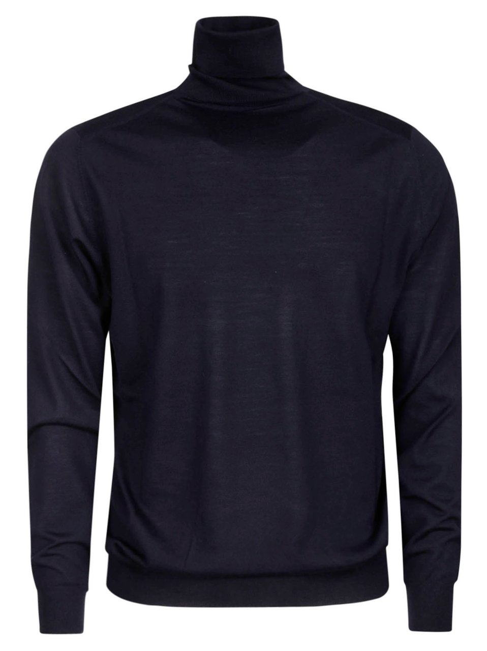 Filippo De Laurentiis Purple Merino Wool Turtleneck Sweater Blauw
