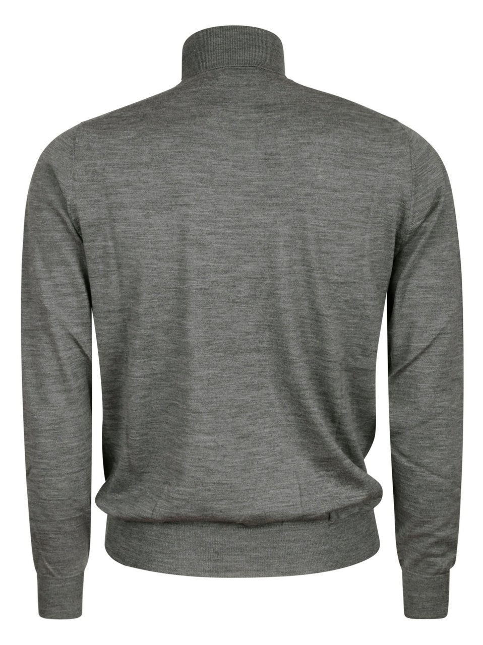 Filippo De Laurentiis Soft Touch Merino Wool Turtleneck Sweater Grijs