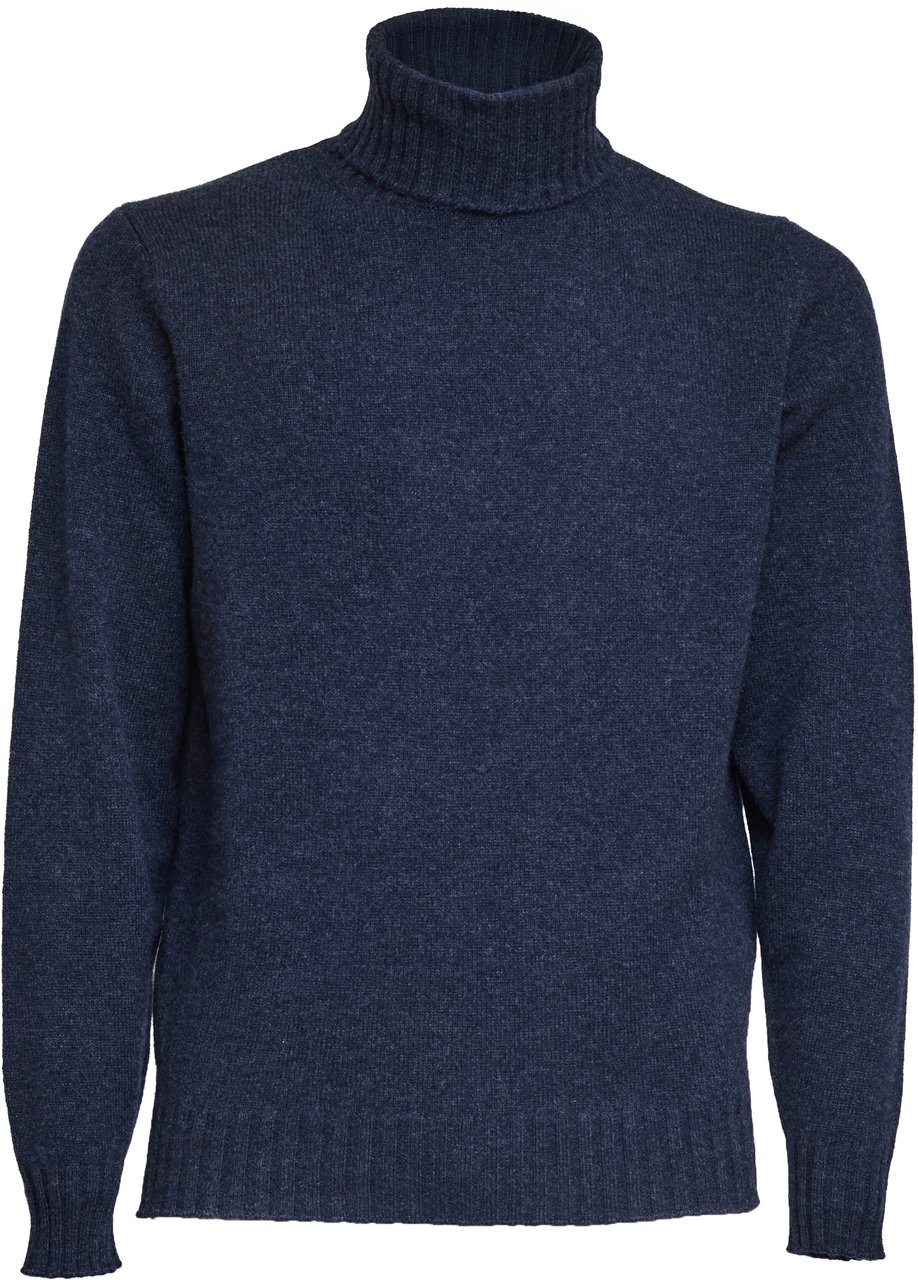 Filippo De Laurentiis Dolcevita In Lana, Cashmere Blauw