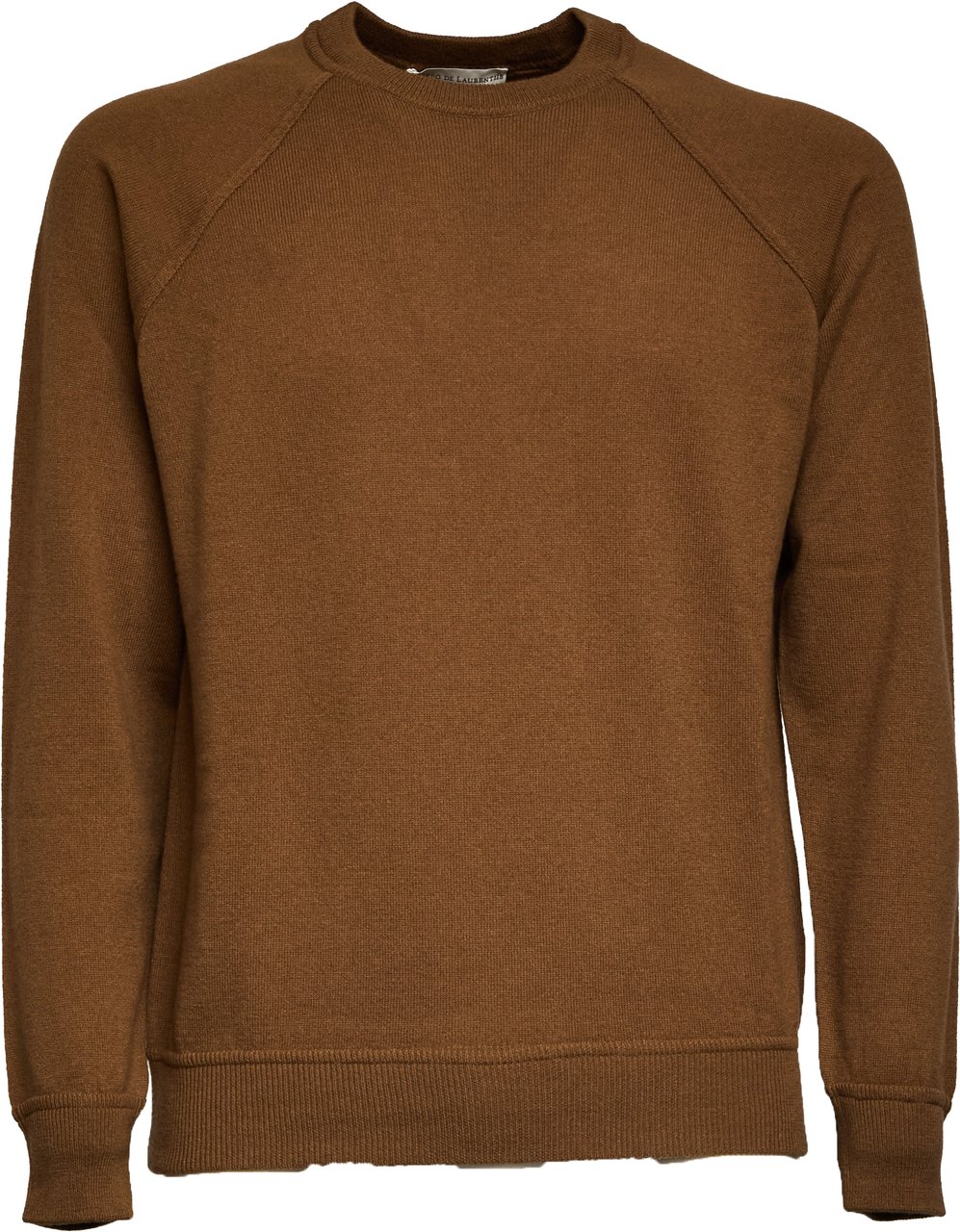 Filippo De Laurentiis Maglia Felpa Girocollo Raglan In Lana, Cashmere Bruin