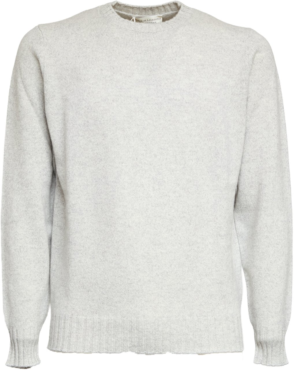 Filippo De Laurentiis Maglia Girocollo In Lana, Cashmere Grijs