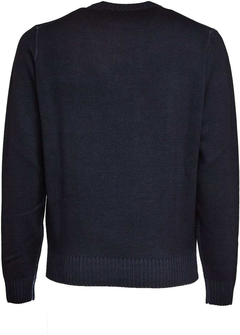 Filippo De Laurentiis Maglia Girocollo Nuvola Blauw