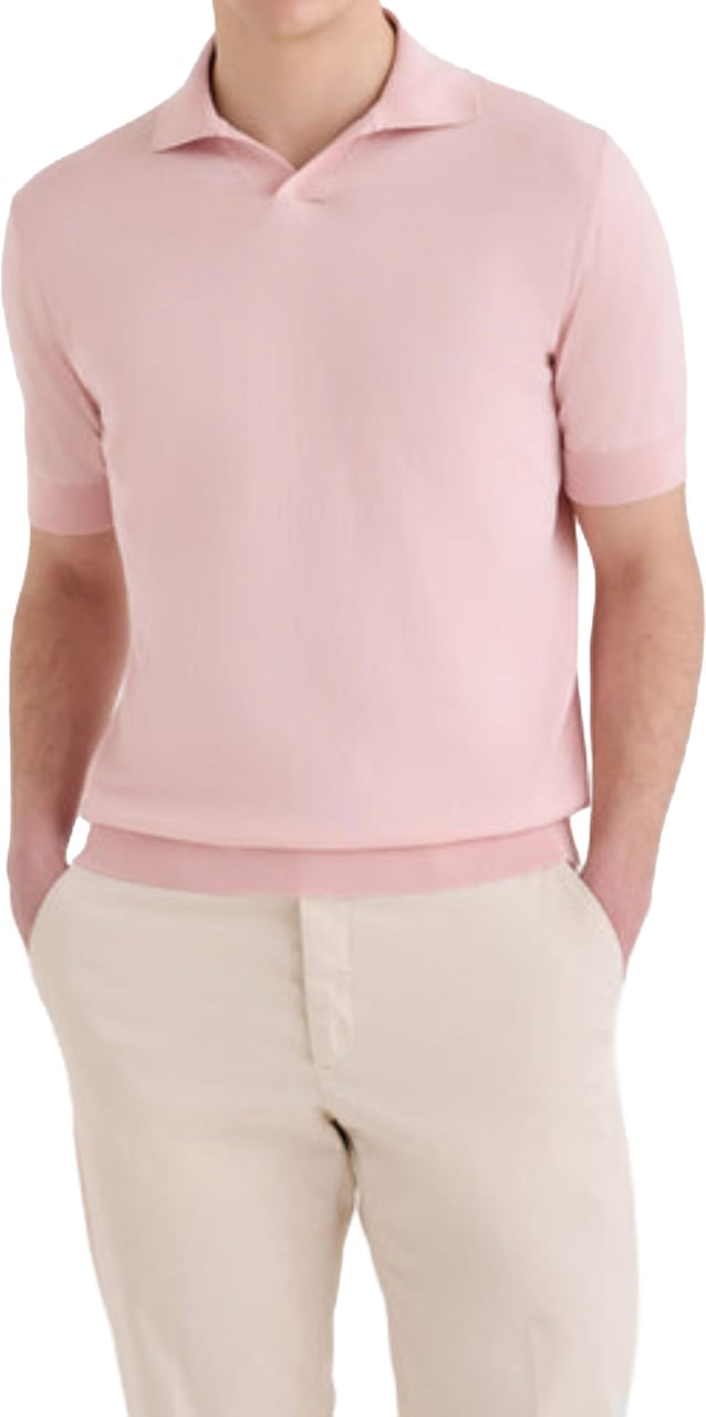 Filippo De Laurentiis Polo Skipper Mc Polos Lichtroze Pl1mcsktr Cr14r Roze