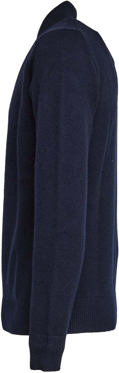 Filippo De Laurentiis Polo M/l In Lana, Cashmere Blauw