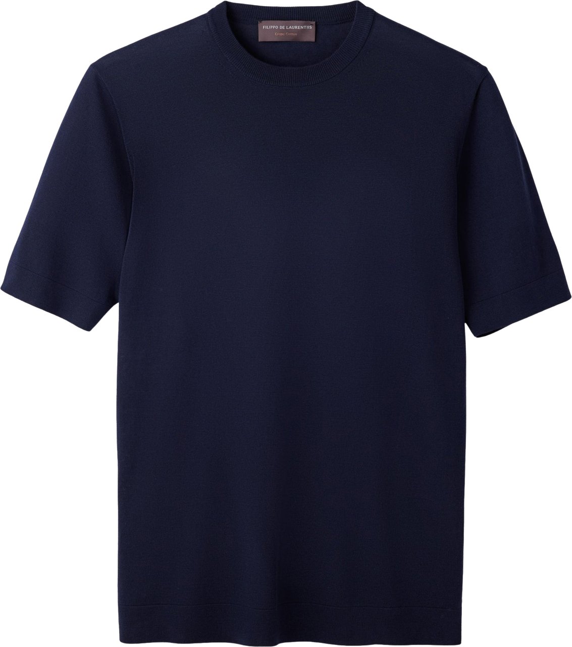Filippo De Laurentiis Tshirt Mc T-shirts Donkerblauw Ts0mc Cr14r Blauw