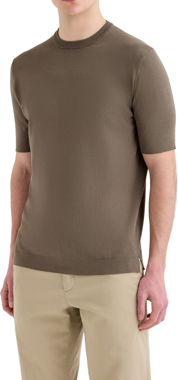 Filippo De Laurentiis Tshirt Mc T-shirts Olijf Ts0mc Cr14r Groen