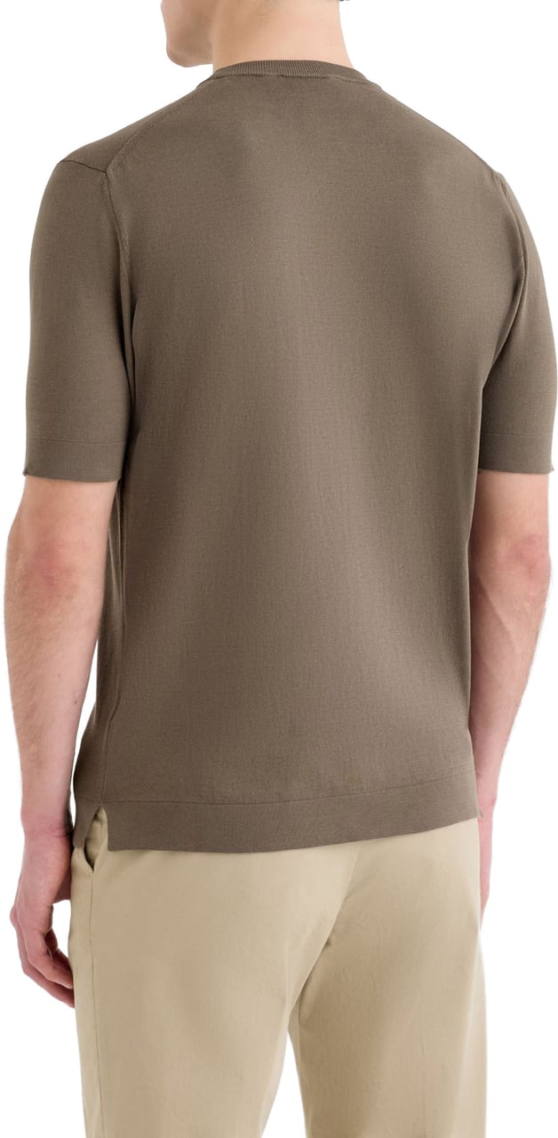 Filippo De Laurentiis Tshirt Mc T-shirts Olijf Ts0mc Cr14r Groen