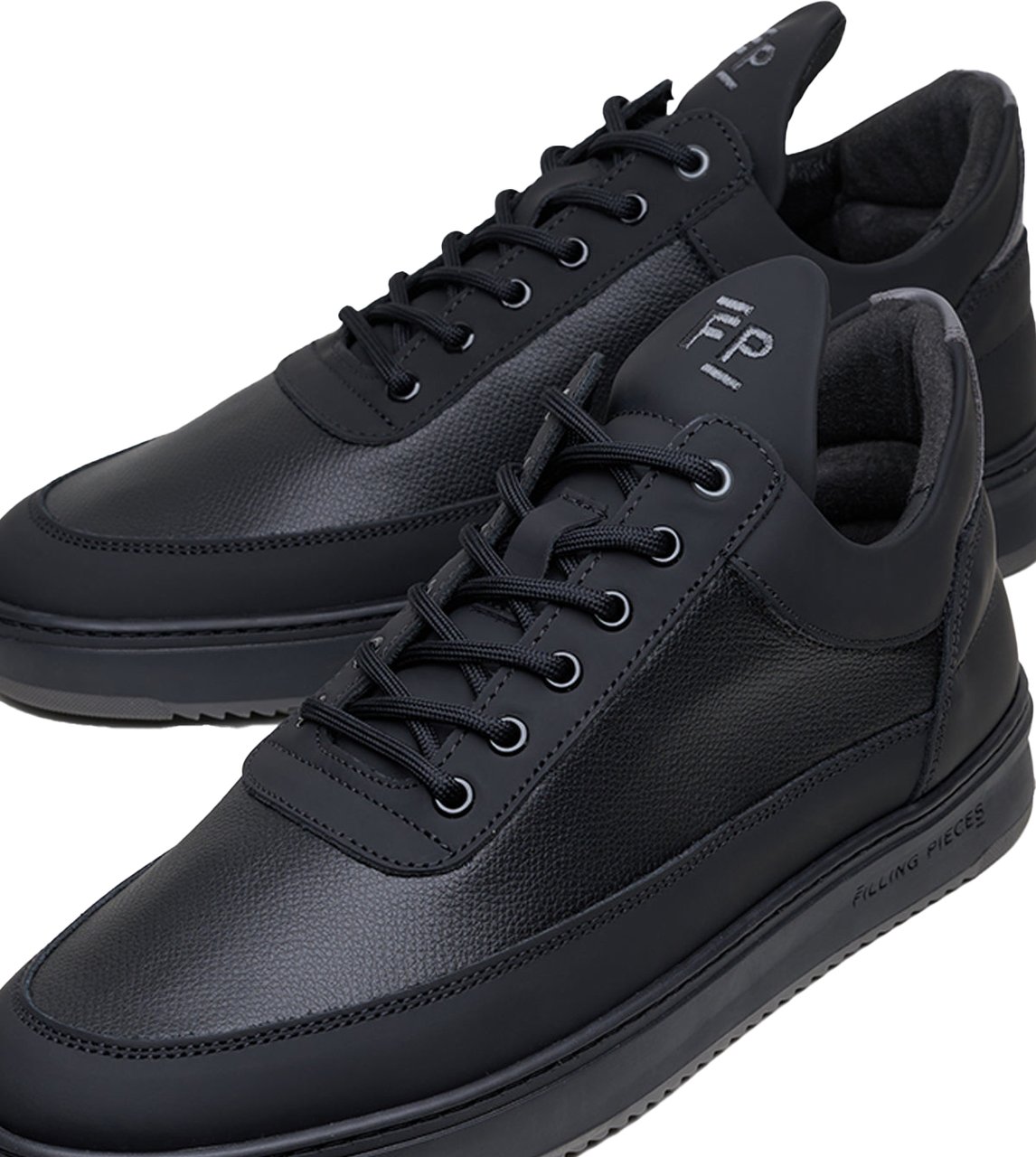 Filling Pieces Low Top Tech Crumbs Black Zwart