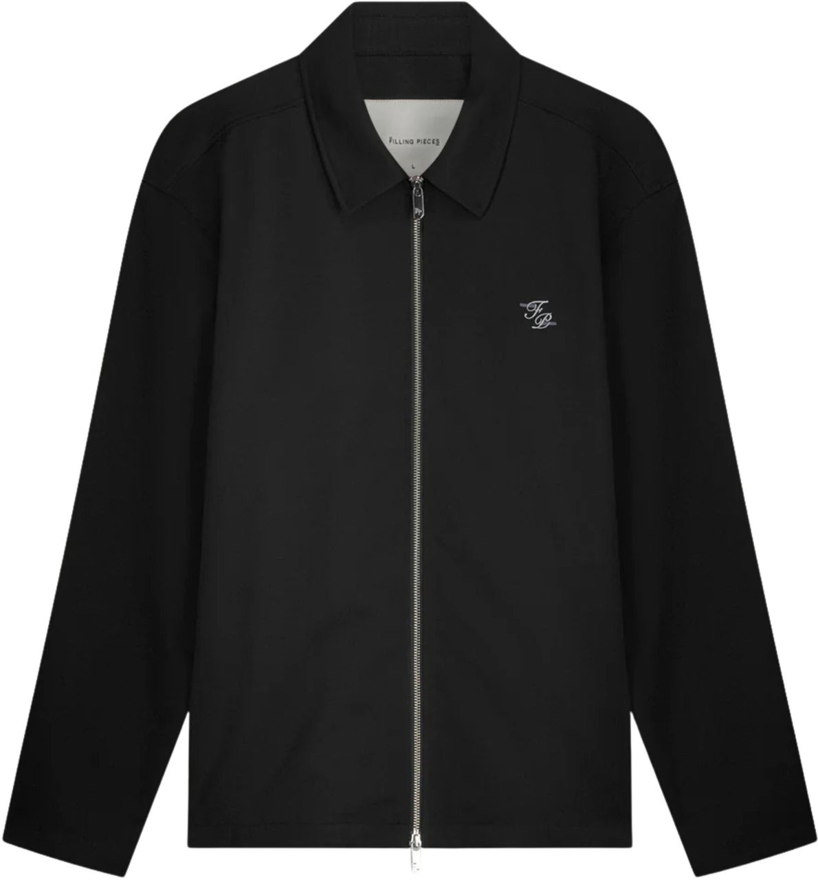 Filling Pieces 422560500247 Jackets Zwart Coach Jacket Twill Wool Zwart